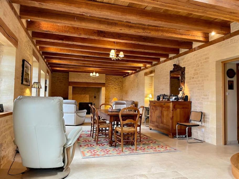 Charming 19Th Century Farmhouse With Pool Vitrac  Exterior foto